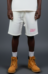 Amigos Flow Shorts – White